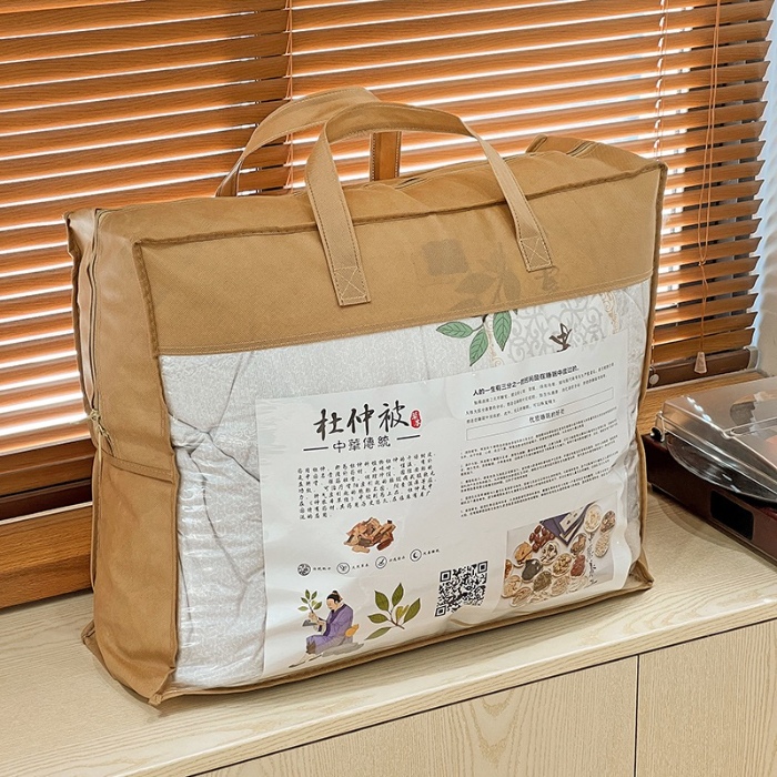 91家纺网 家纺一手货源 找家纺 （总）本草经杜仲被子实验功能被中医百草被旅游店会销招商会经销商采购