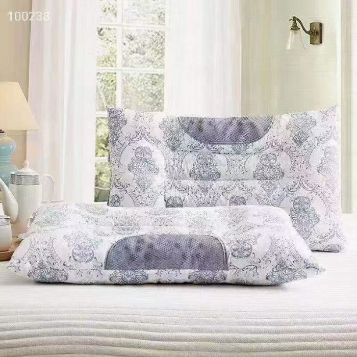 91家纺网 家纺一手货源 找家纺 （总）中科富硒小半圆决明子磁疗枕护颈礼品珠宝银行保险伴手礼店庆枕头