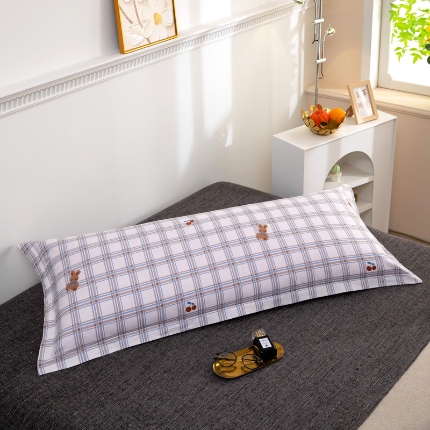 91家纺网 家纺一手货源 找家纺 （汇总）喜相逢家纺2024新款D06-全棉12868双人枕套