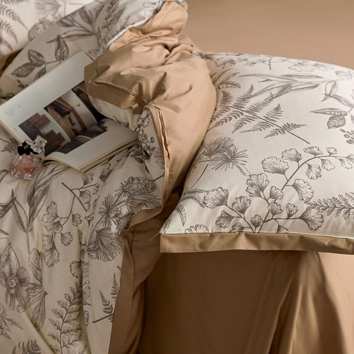 91家纺网 家纺一手货源 找家纺 （总）千朵森2025 新款 A类全棉印花拼角四件套