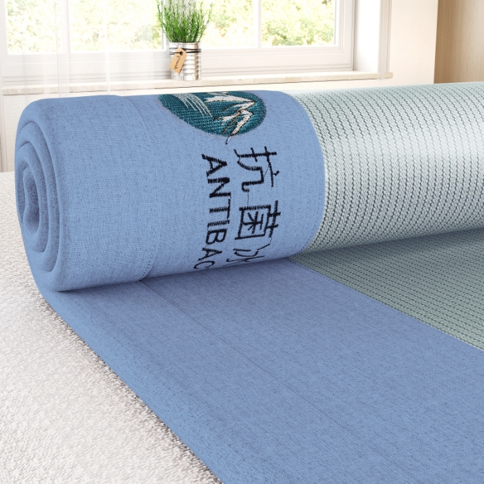 91家纺网 家纺一手货源 找家纺 （总）爱宝被业 2025新款冰丝凉席刺绣款