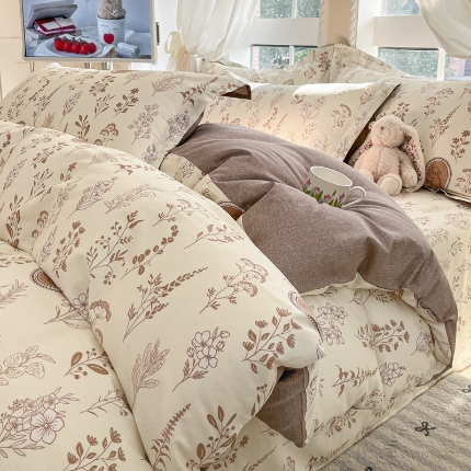 91家纺网 家纺一手货源 找家纺 （总）莱通家纺 2025春夏新款12868印花四件套