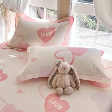 91家纺网 家纺一手货源 找家纺 （总）莱通家纺 2025春夏新款12868印花单枕套