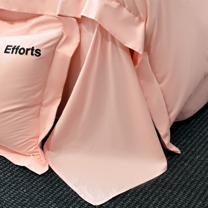 91家纺网 家纺一手货源 找家纺 （总）（控价）2025新款 专版花型 高克重A类 全棉长绒棉精工刺绣四件套-前程似锦