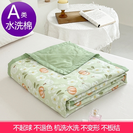 91家纺网 家纺一手货源 找家纺 （总）诗雅纺织 2025新款超柔水洗棉夏凉被空调被超声波压花夏被礼品被