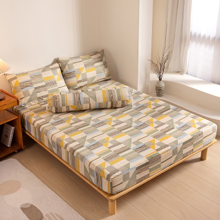 91家纺网 家纺一手货源 找家纺 漫仙阁 2025年新款磨毛单床笠 罗里克