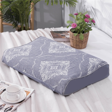 91家纺网 家纺一手货源 找家纺 （总）喜相逢家纺 R01-全棉双层水洗提花枕枕套