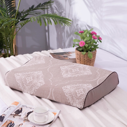 91家纺网 家纺一手货源 找家纺 （总）喜相逢家纺 R01-全棉双层水洗提花枕枕套