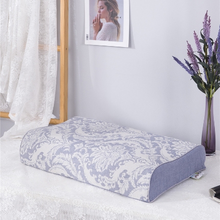 91家纺网 家纺一手货源 找家纺 （总）喜相逢家纺 R01-全棉双层水洗提花枕枕套