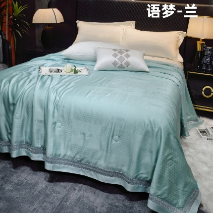 91家纺网 家纺一手货源 找家纺 （总）2025 博尔菲 新款天丝夏凉被  语梦