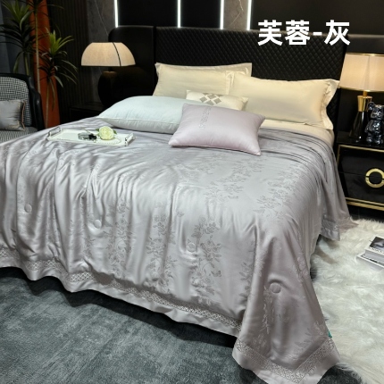 91家纺网 家纺一手货源 找家纺 （总）2025 博尔菲 新款天丝夏凉被  芙蓉