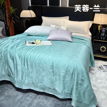 91家纺网 家纺一手货源 找家纺 （总）2025 博尔菲 新款天丝夏凉被  芙蓉