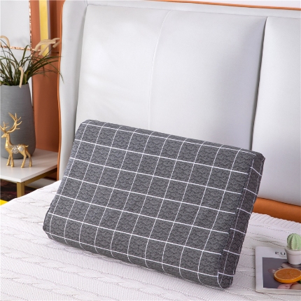 91家纺网 家纺一手货源 找家纺 (总）R02-全棉波浪枕套4060枕套不含芯斜纹记忆枕套