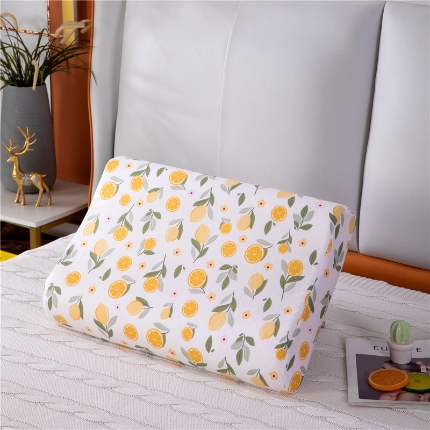 91家纺网 家纺一手货源 找家纺 (总）R02-全棉波浪枕套4060枕套不含芯斜纹记忆枕套