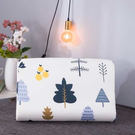 91家纺网 家纺一手货源 找家纺 (总）R02-全棉波浪枕套4060枕套不含芯斜纹记忆枕套