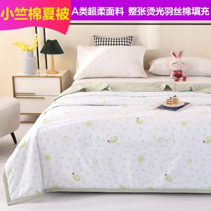 91家纺网 家纺一手货源 找家纺 （总）诗雅2025新款A类小竺棉夏被被子被芯空调被超声波压花礼品被