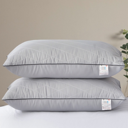 兴丝露枕芯 五彩缤纷款亲肤绗缝枕