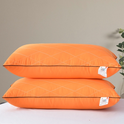 91家纺网 家纺一手货源 找家纺 兴丝露枕芯 五彩缤纷款亲肤绗缝枕