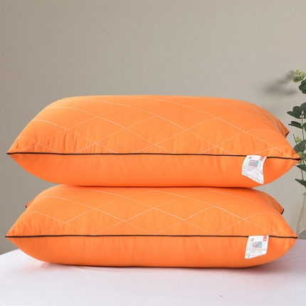 91家纺网 家纺一手货源 找家纺 兴丝露枕芯 五彩缤纷款亲肤绗缝枕