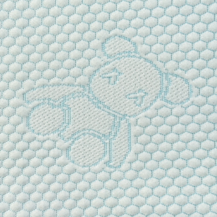 91家纺网 家纺一手货源 找家纺 小萌虎 2025新款A类冰块熊豆豆凉席床裙款 冰块熊-蓝