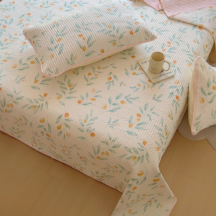 91家纺网 家纺一手货源 找家纺 （总）昊川家纺  2025新款全棉床盖单被套床盖四件套