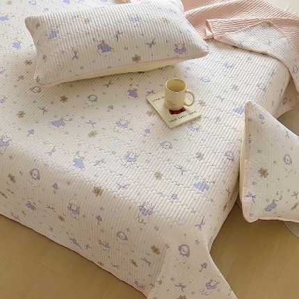 91家纺网 家纺一手货源 找家纺 （总）昊川家纺  2025新款全棉床盖单被套床盖四件套