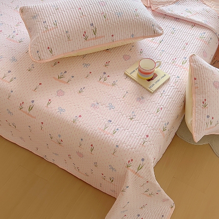 91家纺网 家纺一手货源 找家纺 （总）昊川家纺  2025新款全棉床盖单被套床盖四件套