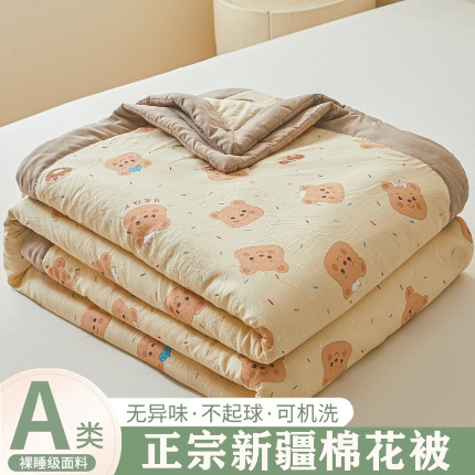 91家纺网 家纺一手货源 找家纺 （总）爱屋及屋2025新款水洗棉新疆棉花被夏被夏凉被空调可机洗薄被子被芯