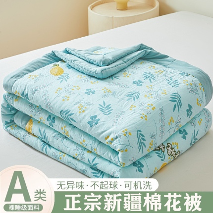 91家纺网 家纺一手货源 找家纺 （总）爱屋及屋2025新款水洗棉新疆棉花被夏被夏凉被空调可机洗薄被子被芯