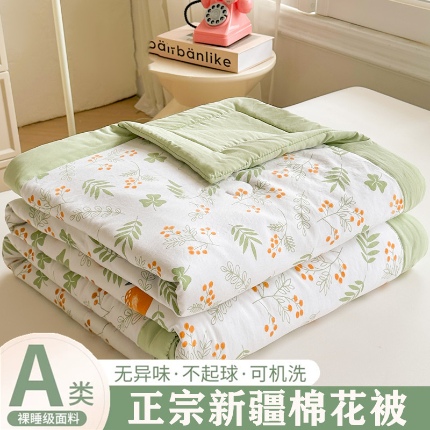 91家纺网 家纺一手货源 找家纺 （总）爱屋及屋2025新款水洗棉新疆棉花被夏被夏凉被空调可机洗薄被子被芯
