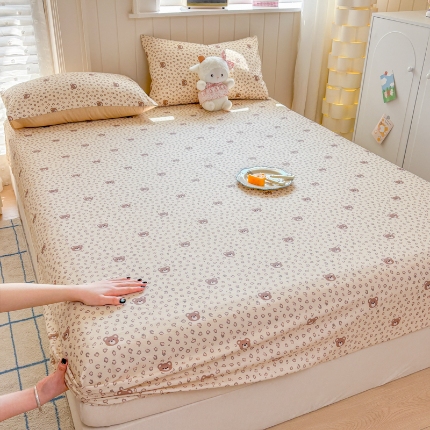 91家纺网 家纺一手货源 找家纺 （总）2025新款裸睡级全棉印花单品床笠 床单系列