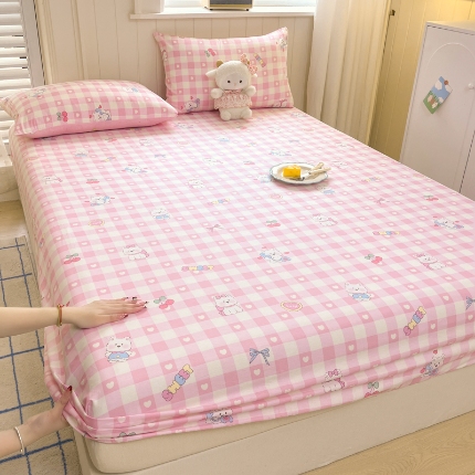 91家纺网 家纺一手货源 找家纺 （总）2025新款裸睡级全棉印花单品床笠 床单系列