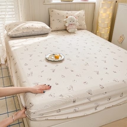 91家纺网 家纺一手货源 找家纺 （总）2025新款裸睡级全棉印花单品床笠 床单系列