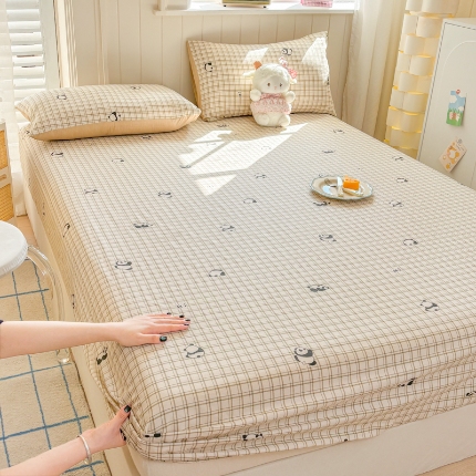 91家纺网 家纺一手货源 找家纺 （总）2025新款裸睡级全棉印花单品床笠 床单系列