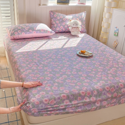 91家纺网 家纺一手货源 找家纺 （总）2025新款裸睡级全棉印花单品床笠 床单系列