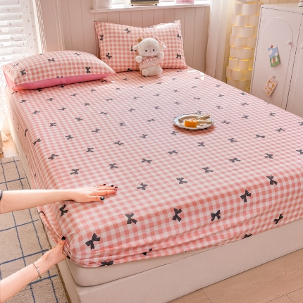 91家纺网 家纺一手货源 找家纺 （总）2025新款裸睡级全棉印花单品床笠 床单系列