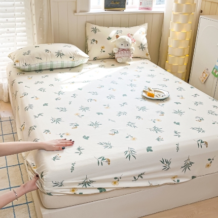 91家纺网 家纺一手货源 找家纺 （总）2025新款裸睡级全棉印花单品床笠 床单系列