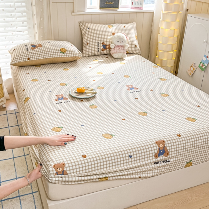 91家纺网 家纺一手货源 找家纺 （总）2025新款裸睡级全棉印花单品床笠 床单系列