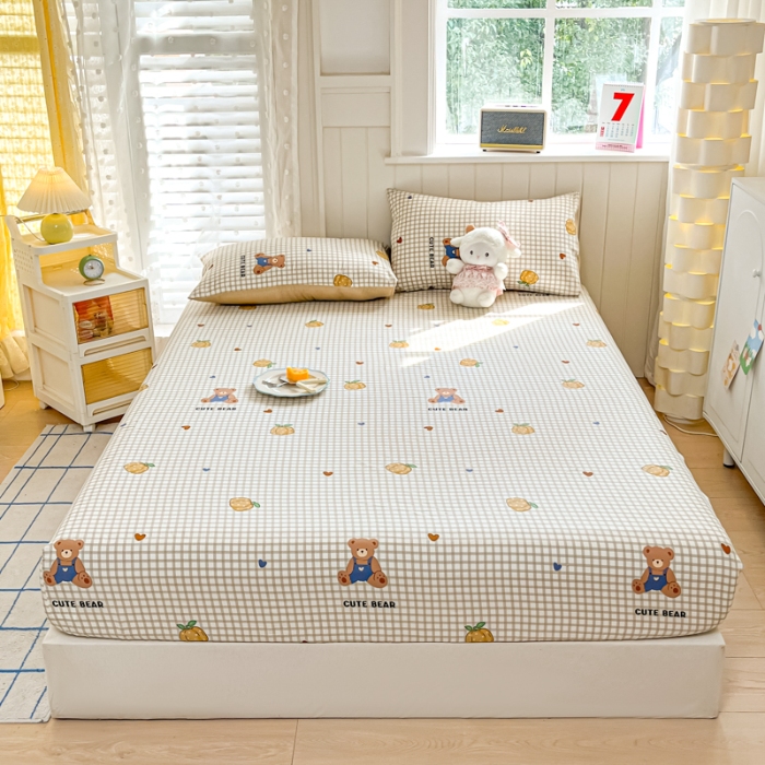 91家纺网 家纺一手货源 找家纺 （总）2025新款裸睡级全棉印花单品床笠 床单系列