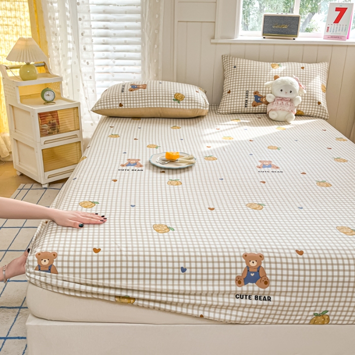 91家纺网 家纺一手货源 找家纺 （总）2025新款裸睡级全棉印花单品床笠 床单系列