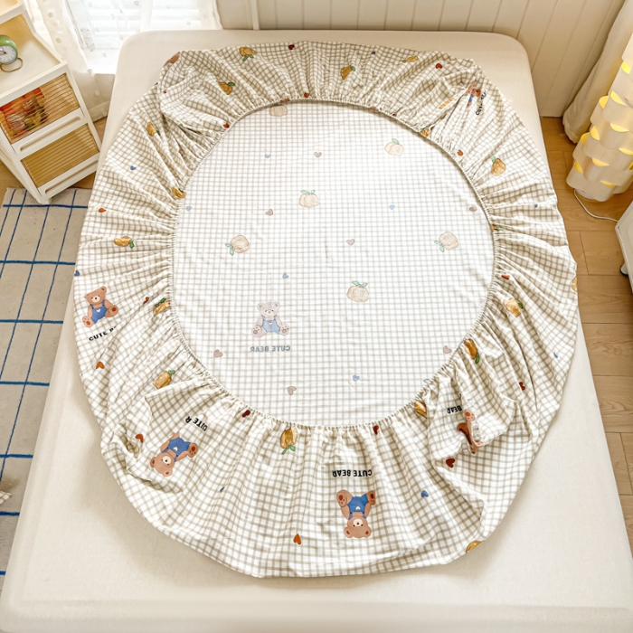 91家纺网 家纺一手货源 找家纺 （总）2025新款裸睡级全棉印花单品床笠 床单系列