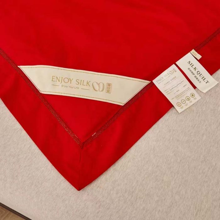 91家纺网 家纺一手货源 找家纺 缦纯家纺 2025新款婚庆款蚕丝被 100柞蚕丝被 保真可检测 手工蚕丝被 婚庆被 韵江南