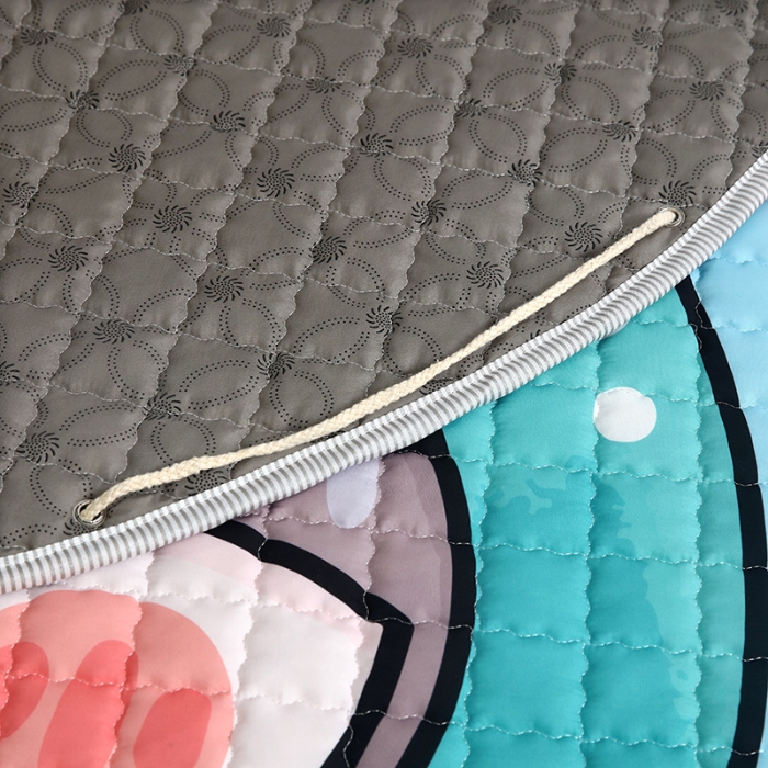 91家纺网 家纺一手货源 找家纺 沁童 收纳垫直径1.5m 恐龙女孩