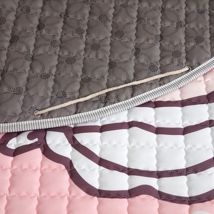 91家纺网 家纺一手货源 找家纺 沁童 收纳垫直径1.5m 兔子女孩