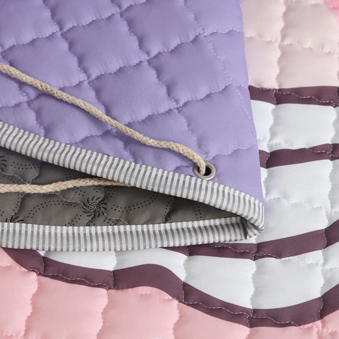 91家纺网 家纺一手货源 找家纺 沁童 收纳垫直径1.5m 兔子女孩