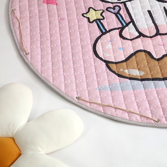 91家纺网 家纺一手货源 找家纺 沁童 收纳垫直径1.5m 小马蛋糕