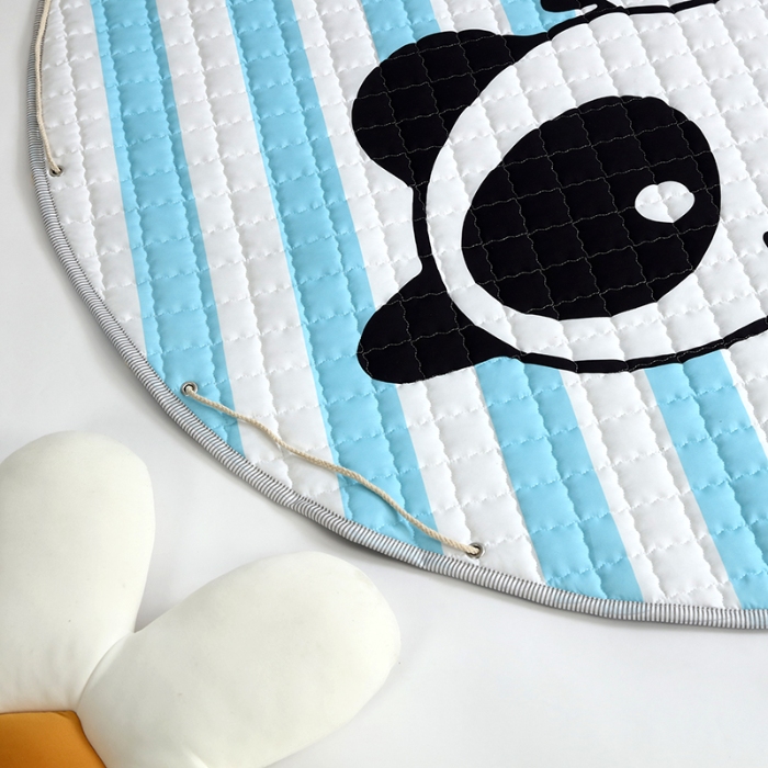 91家纺网 家纺一手货源 找家纺 沁童 收纳垫直径1.5m 熊猫宝宝