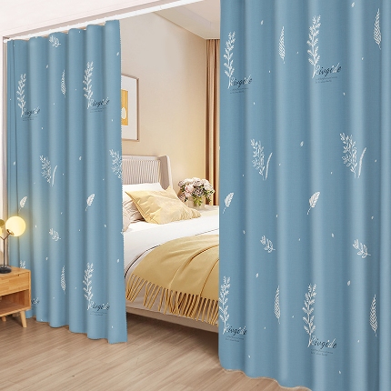 91家纺网 家纺一手货源 找家纺 （总）免打孔出租房隔断帘家用卧室门帘厨房卫生间儿童遮挡帘子防尘遮丑窗帘