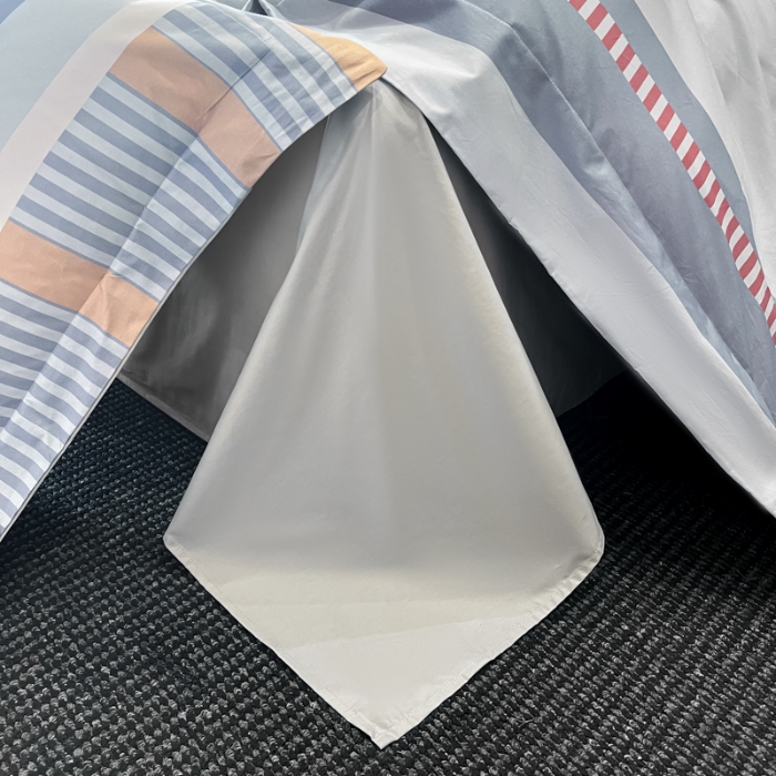 91家纺网 家纺一手货源 找家纺 （总）（控价）2025新款 专版花型 高克重A类 全棉长绒棉数码印花四件套-布拉格之恋