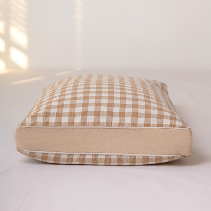 91家纺网 家纺一手货源 找家纺 （总）2025新款水洗棉荞麦枕 全棉荞麦枕